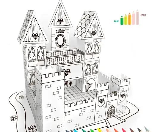 Atividade para pintar do Biblia Kids Family